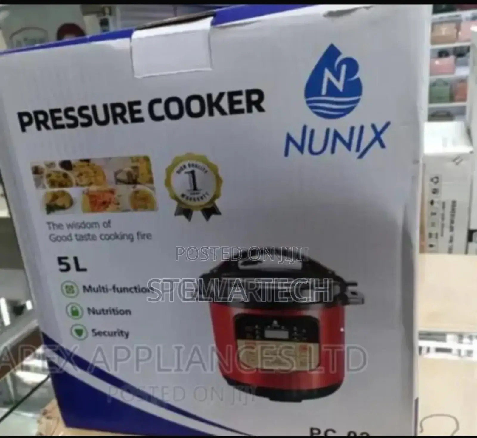 5 Litres Nunix Electric Pressure Cooker