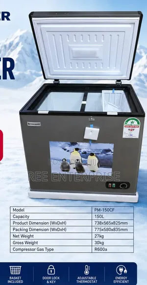 150 Litres Premier Deep Freezer Now Available