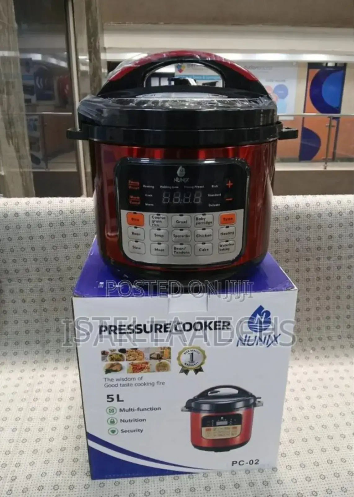 Nunix 5ltrs Electric Pressure Cooker