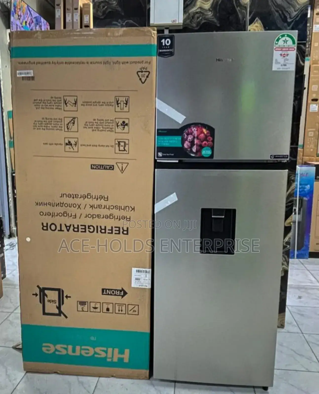 Hisense Fridge 2 Door Ref320dr No-Frost 320 Litres