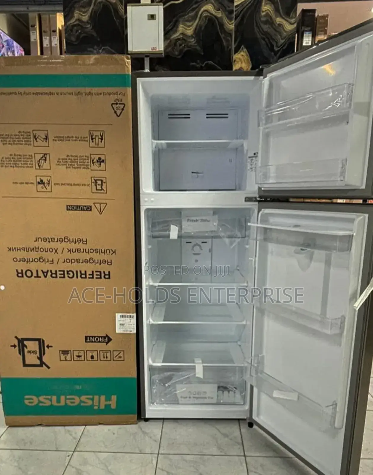 Hisense Fridge 2 Door Ref320dr No-Frost 320 Litres