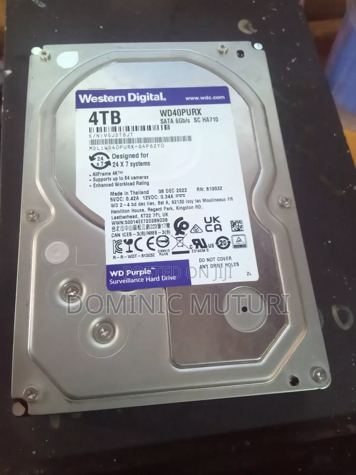 Internal Hard Disk 4tb