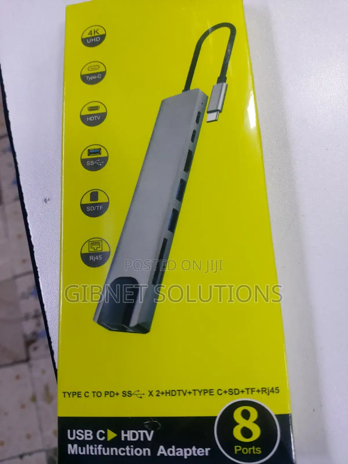 Usb C to HDTV 8 in 1 Adapter