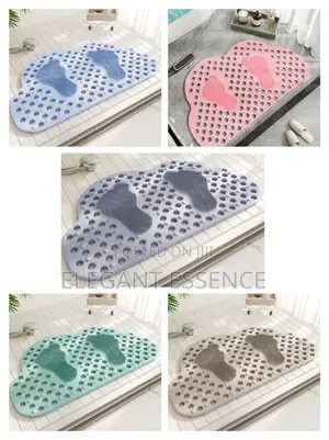 Rectangle Foot Scrub Rug Non-Slip Washable Mat for Easy Massage
