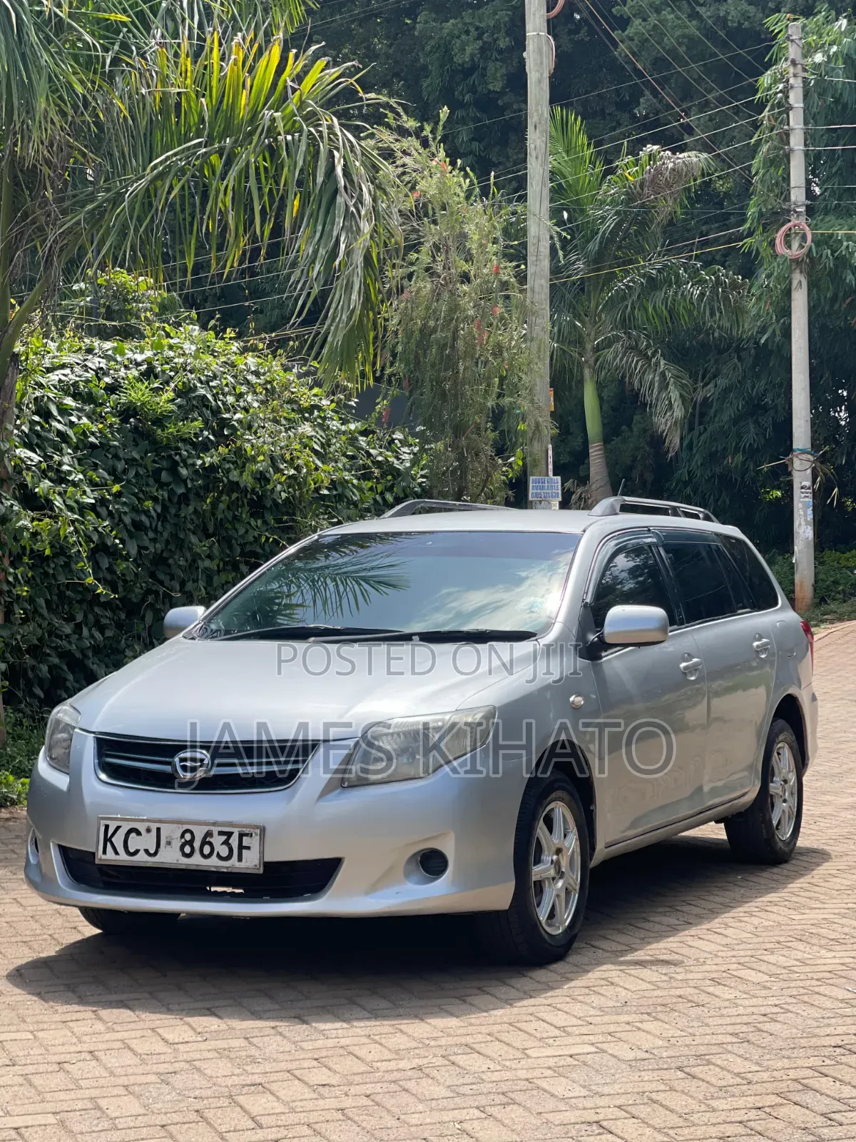 Toyota Corolla Fielder 2009 Silver