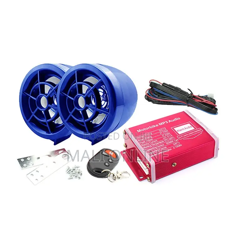 Bluetooth Motorcycle Audio System Mp3 Player Fm Anti-Theft Alarm
