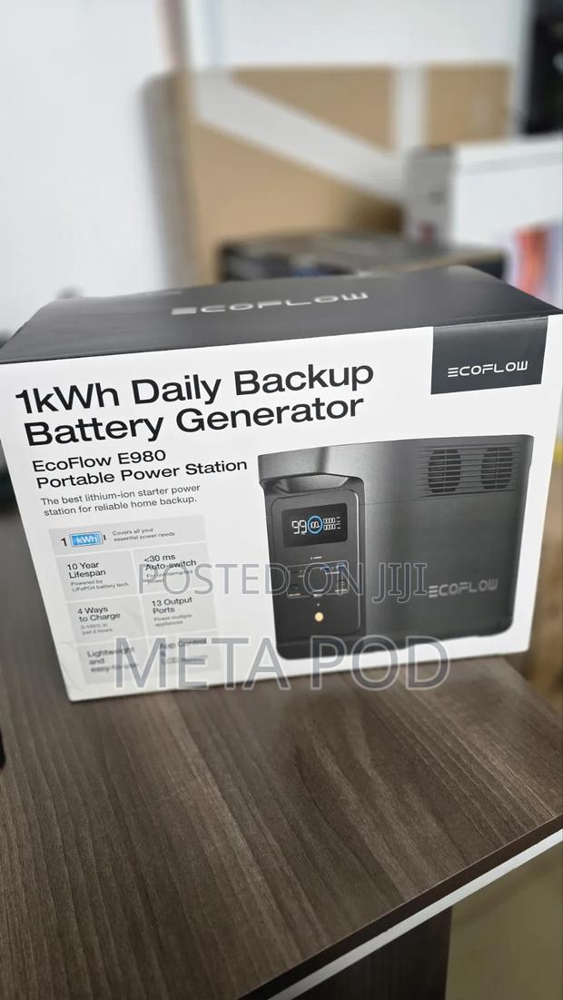 Ecoflow E980 1kwh Backup Battery Generator - main view