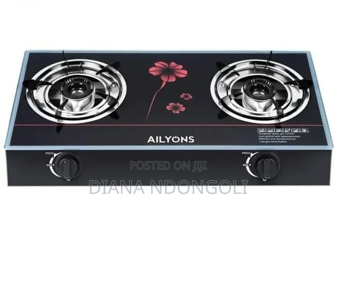 New In! 
Gs025-2
 *! Ailyons Two Burner Glass Table Top