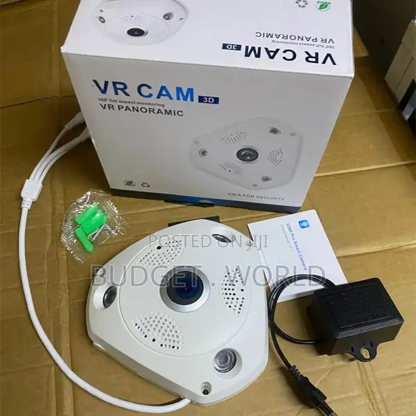 V7 Vr 360° Fisheye Wifi Camera With V380 Mobile App Support