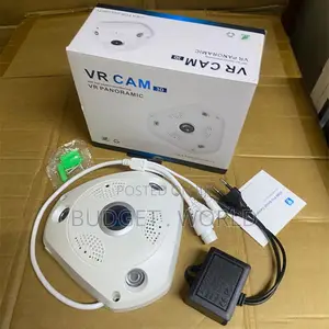 Smart V7 Vr Fisheye Security Camera With Wide-Angle Lens and V380 App