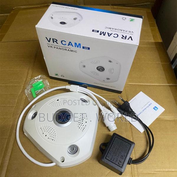 Smart V7 Vr Fisheye Security Camera With Wide-Angle Lens and V380 App