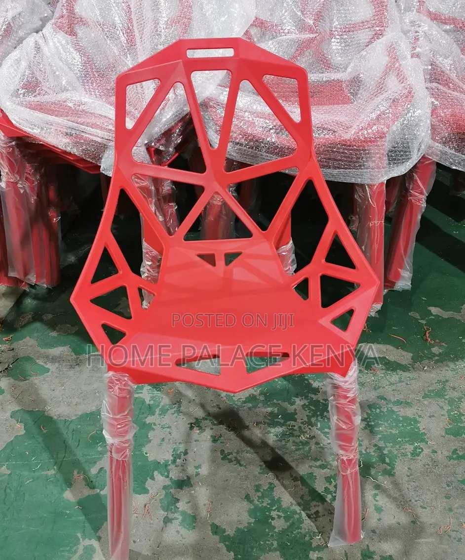 Plastic Chair: Plastic Backrest Chair With Hollow Design