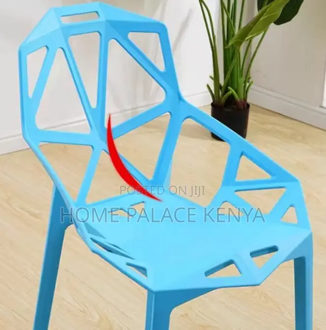 Plastic Chair: Plastic Backrest Chair With Hollow Design