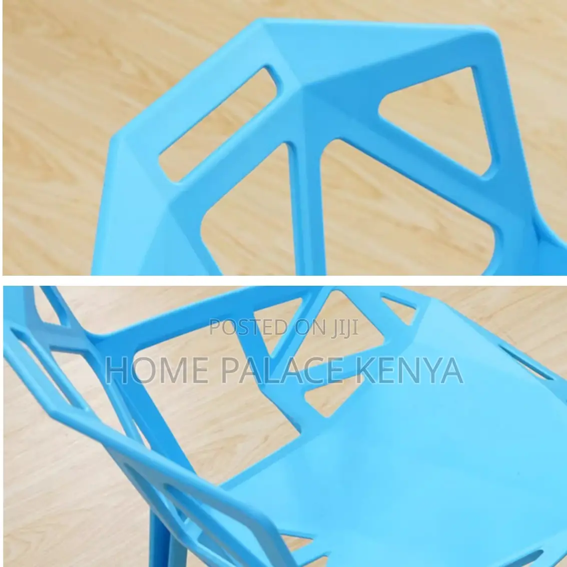 Plastic Chair: Plastic Backrest Chair With Hollow Design