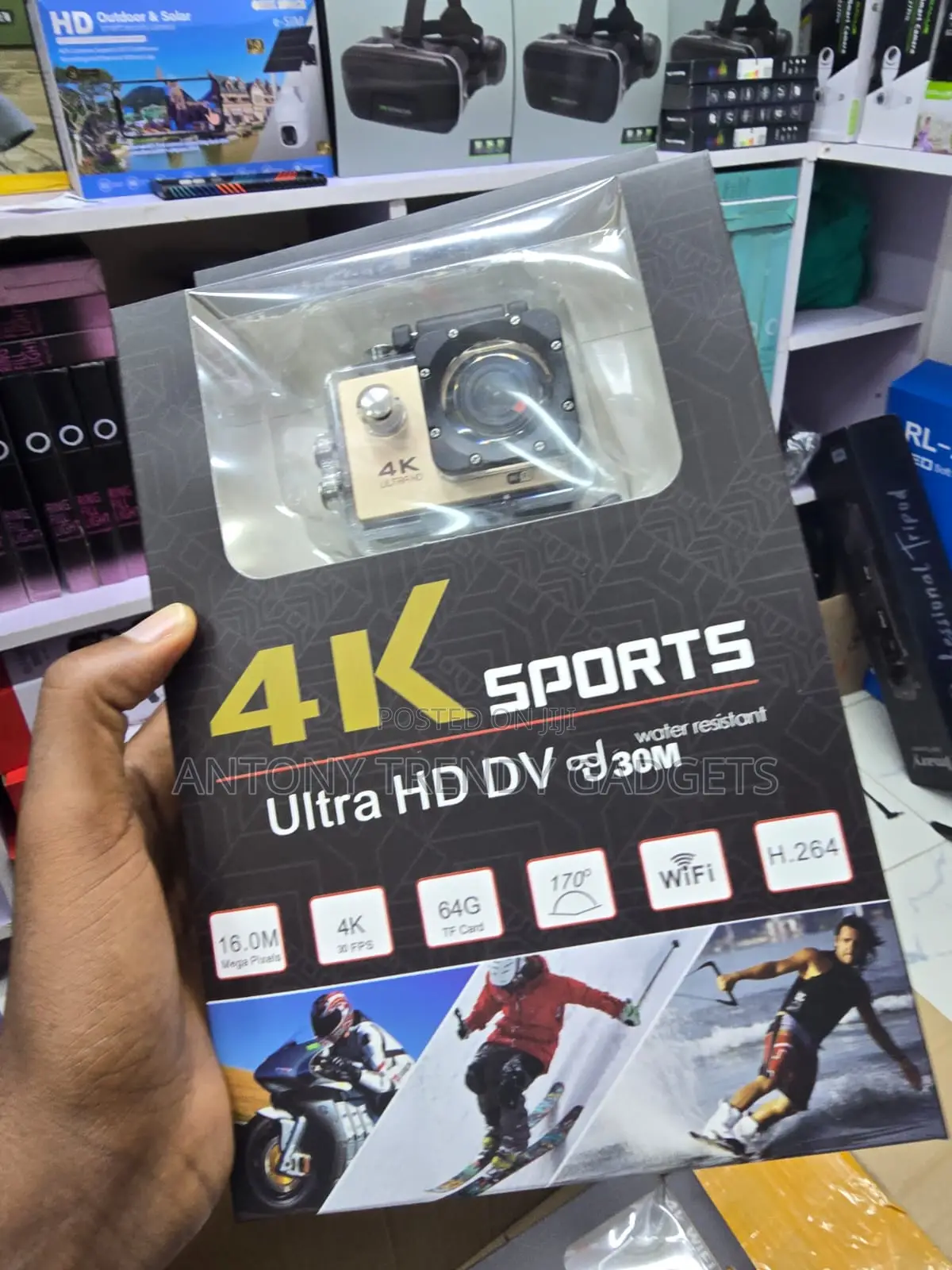 Wifi Action Camera Ultra Hd Sports Camera Waterproof