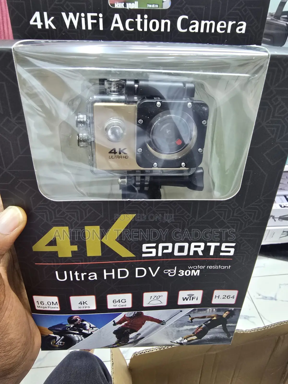 Wifi Action Camera Ultra Hd Sports Camera Waterproof