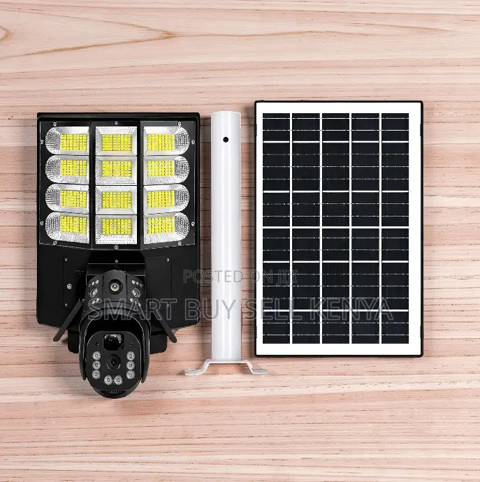 4g Home Surveillance Solar Camera With Security Led Solar Street Light