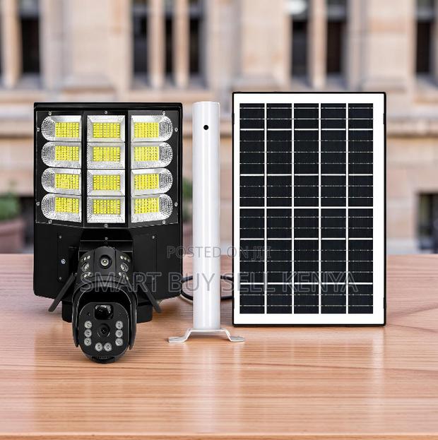 4g Motion Detection Solar Camera With Security Led Solar Street Light
