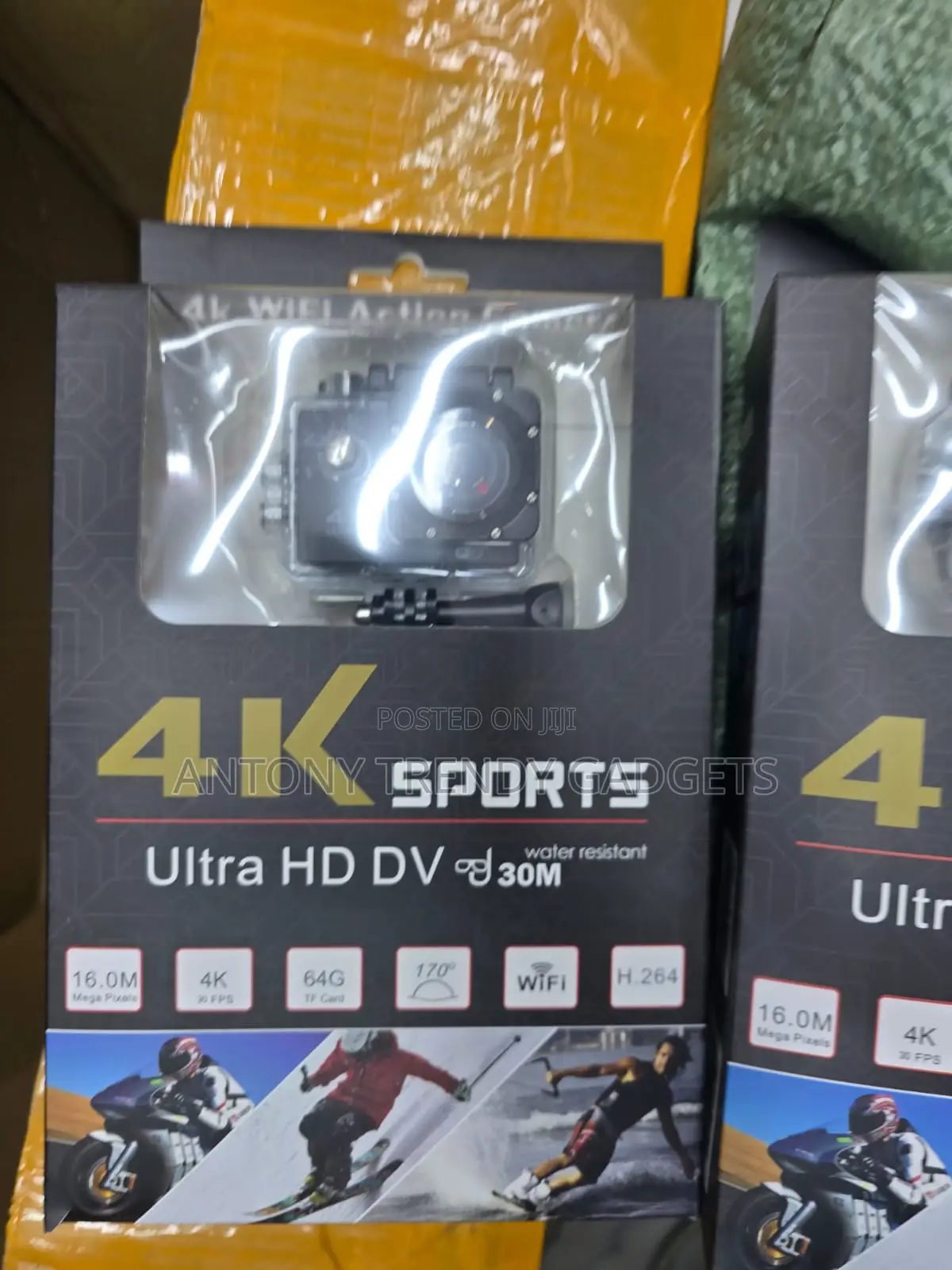 Ultra Hd Dv Sports Camera Wifi 170° Wide Angle Cam