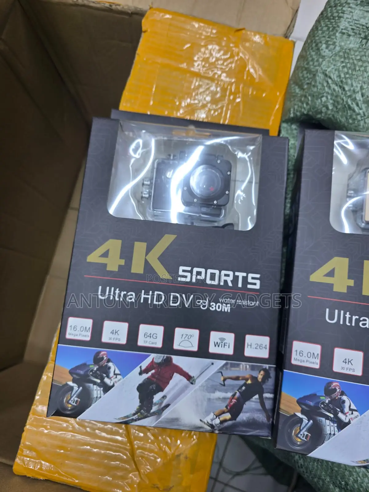 Ultra Hd Dv Sports Camera Wifi 170° Wide Angle Cam