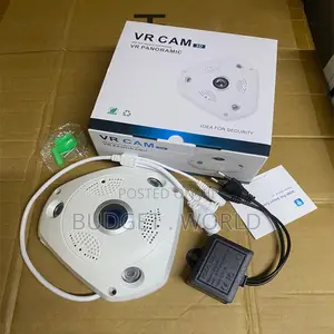 360° V7 Vr Fisheye Surveillance Camera With V380 Mobile App Access