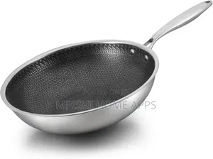 Stainless Steel Honeycomb Frying Pan 28cm