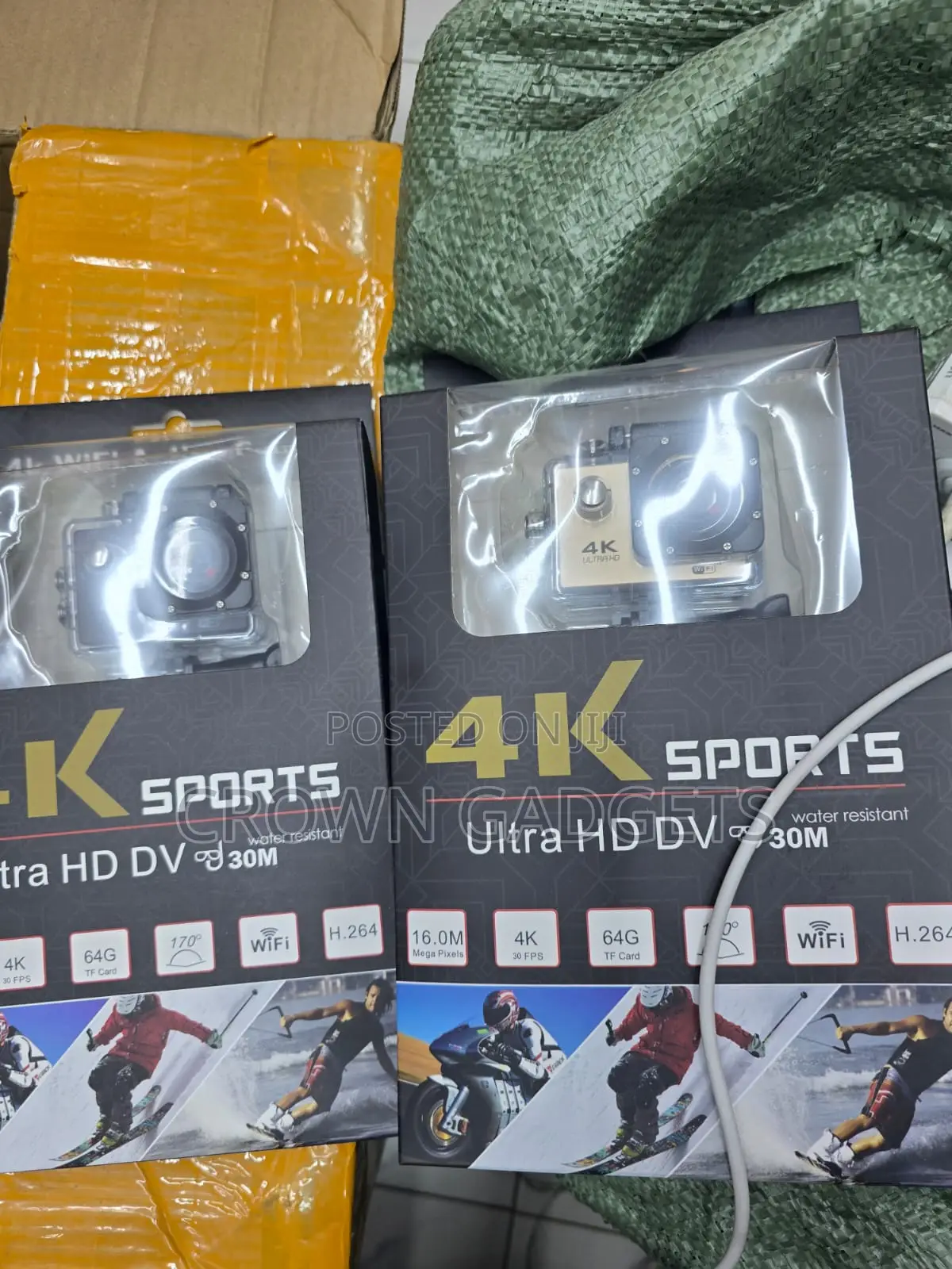 Wifi Sports Camera H.264 170° Wide Angle Recording