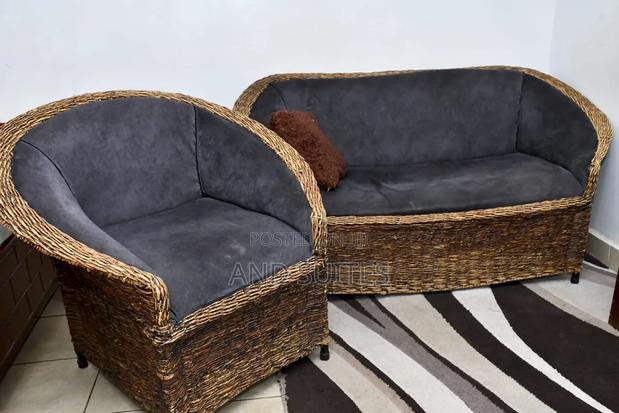 Elegant Rattan Sofa Set – 2 Seater + Single Chair