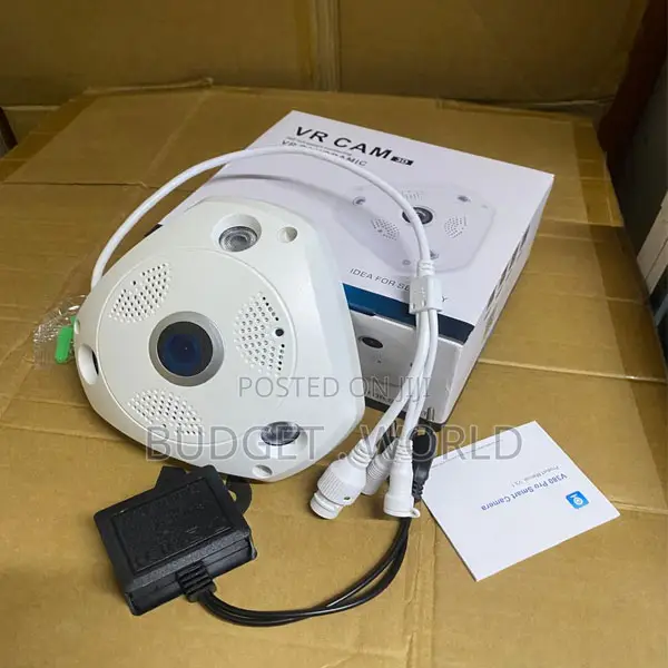 V7 Vr Wifi Home Camera With 360° Fisheye Surveillance Technology