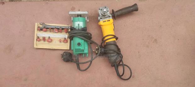 Router and Angle Grinder - main view