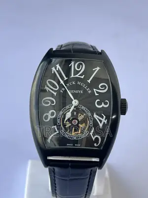 Franck Muller Tourbillon Leather Straps Watch
