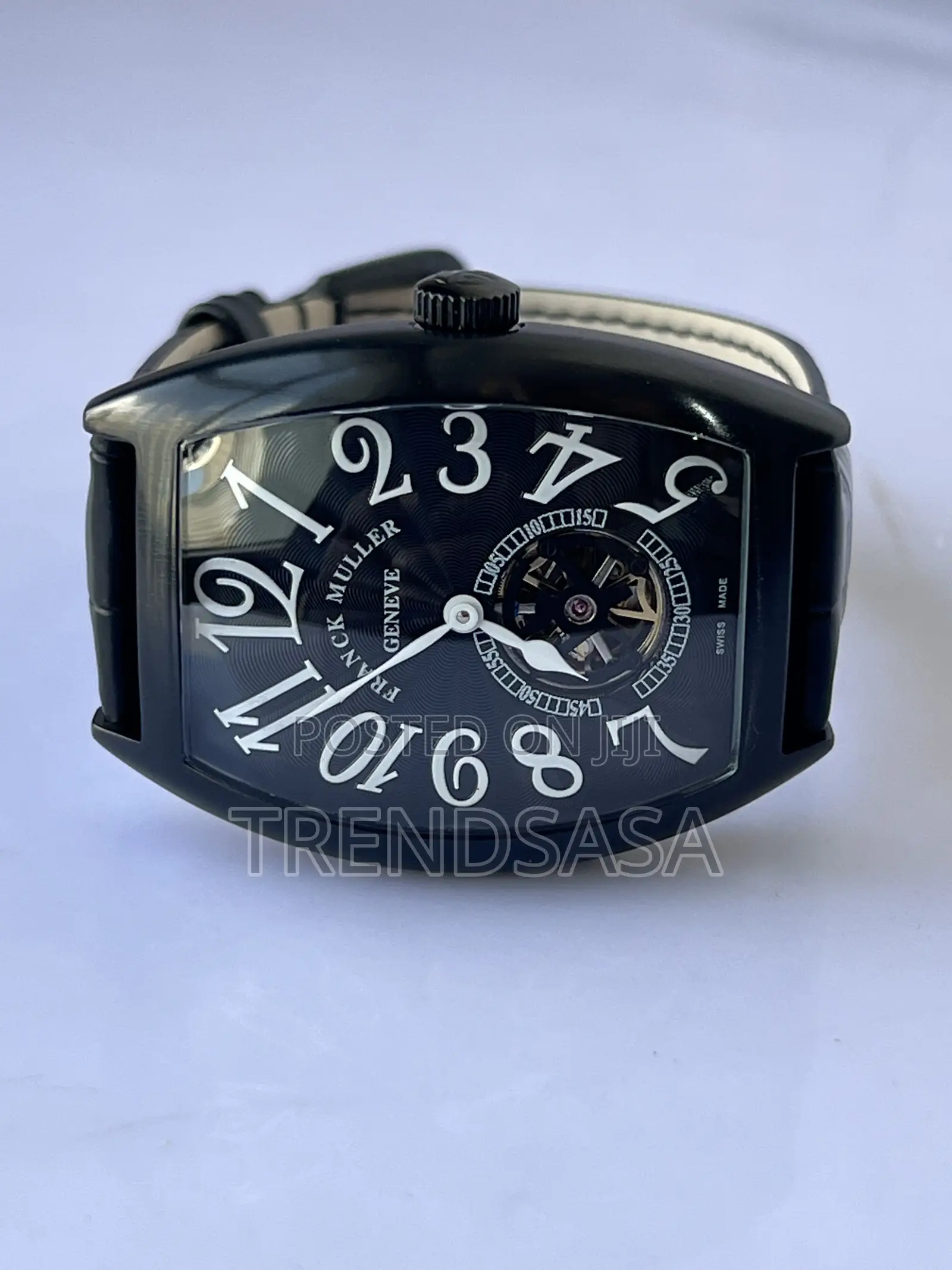 Franck Muller Tourbillon Leather Straps Watch