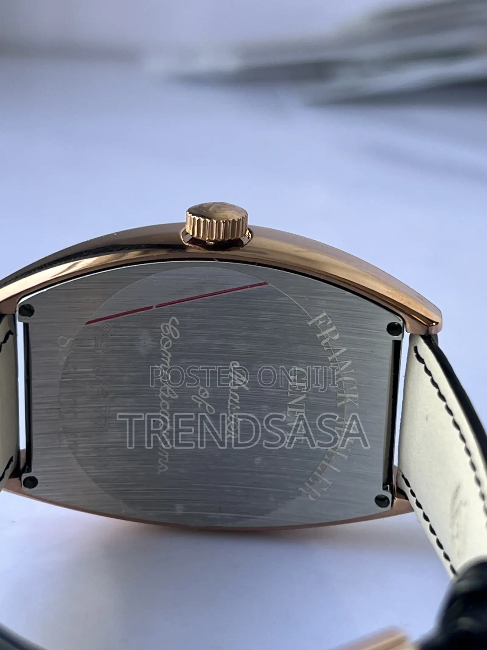 Franck Muller Tourbillon Leather Straps Watch