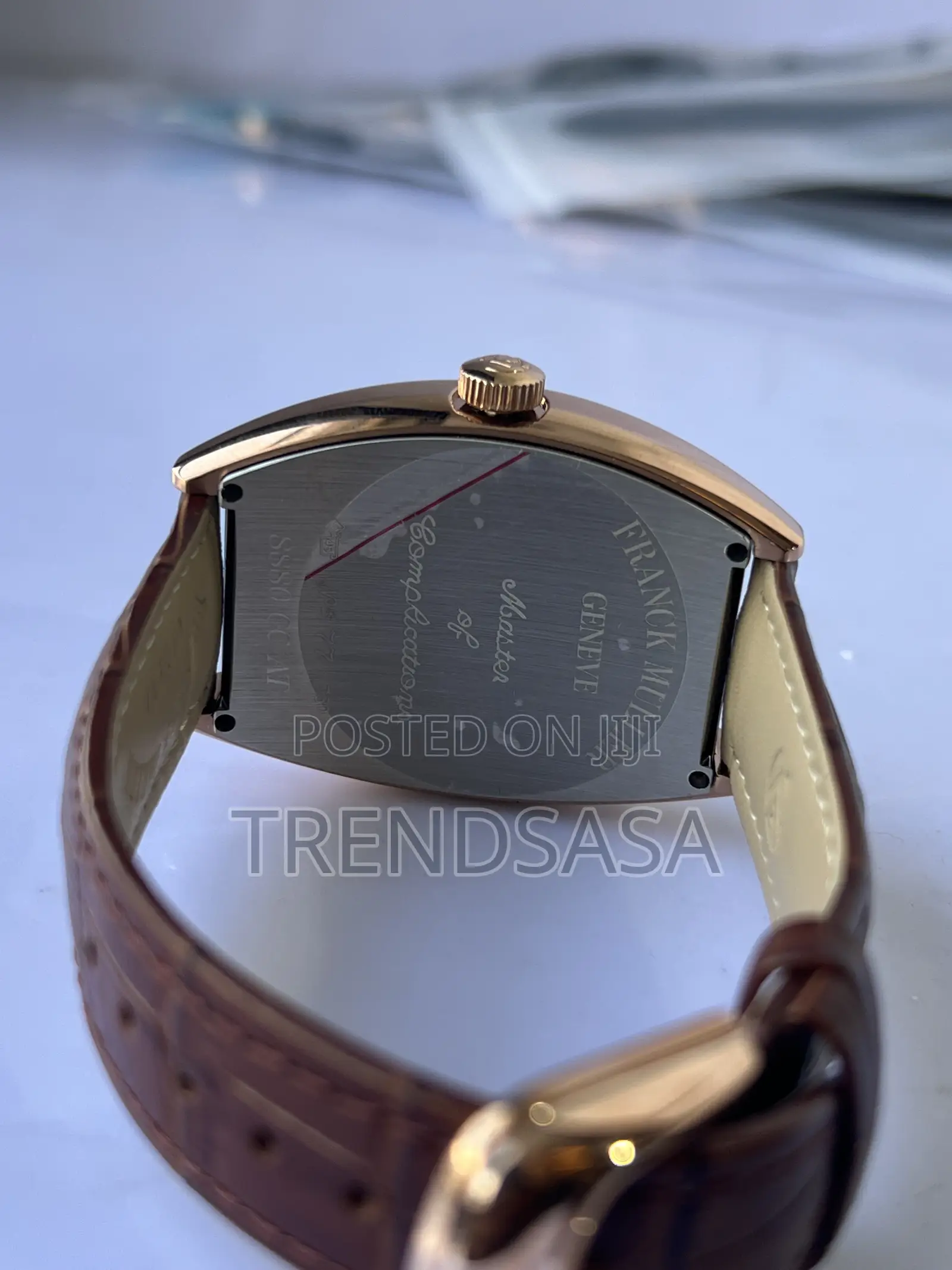 Franck Muller Tourbillon Leather Straps Watch