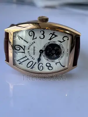 Franck Muller Tourbillon Leather Straps Watch