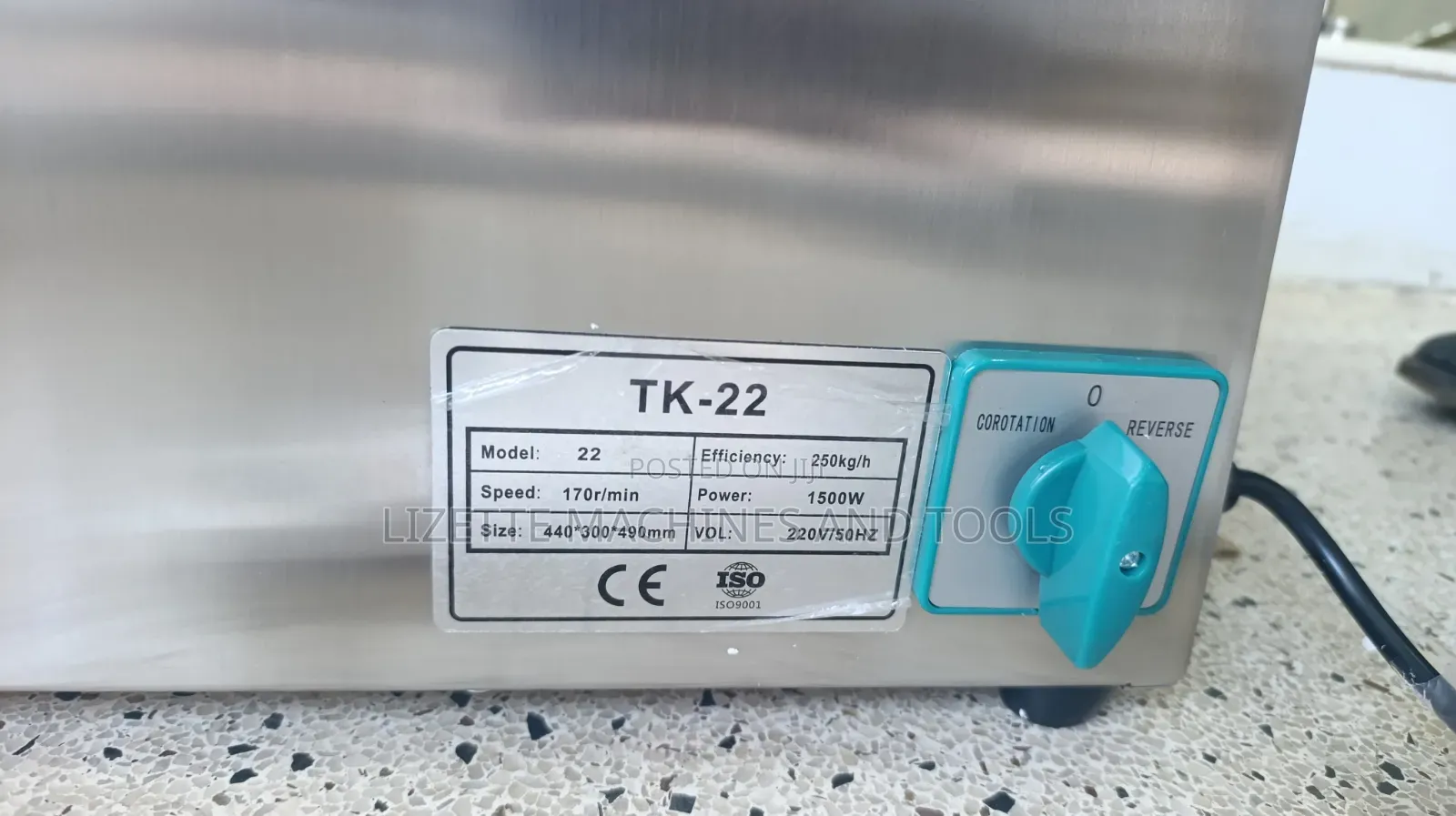 Tk-22 Meat Mincer 1500 With Reverse