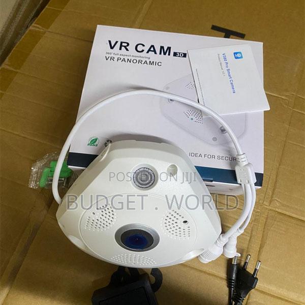 V7 Vr Ultra-Wide Fisheye Security Camera With V380 App Smart Monitorin