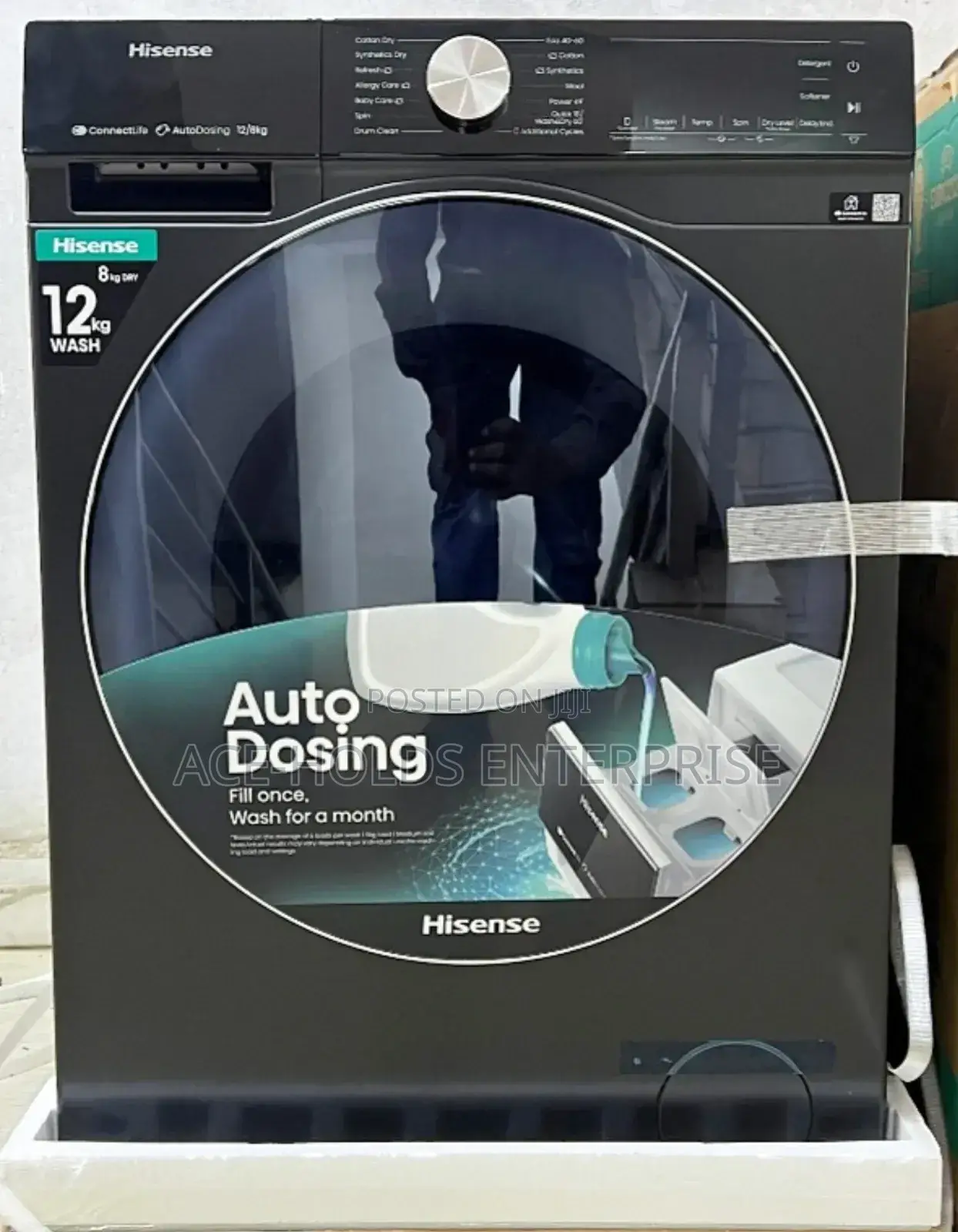 Hisense Washing Machine Front Load Wash Dry 12/ 8 KGS
