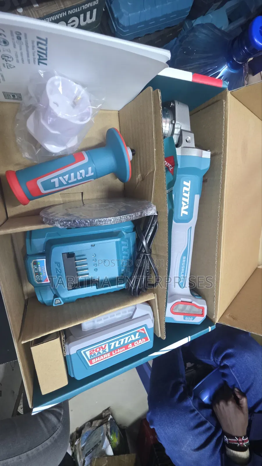 Total Cordless Grinder/900watts