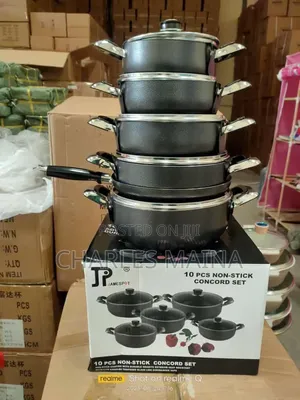 James Pot Black Cookware Set