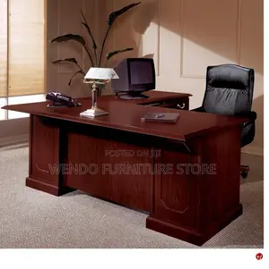 Office Desk; 1.8 Meters Executive Mahogany Wood Office Sturdy Desk