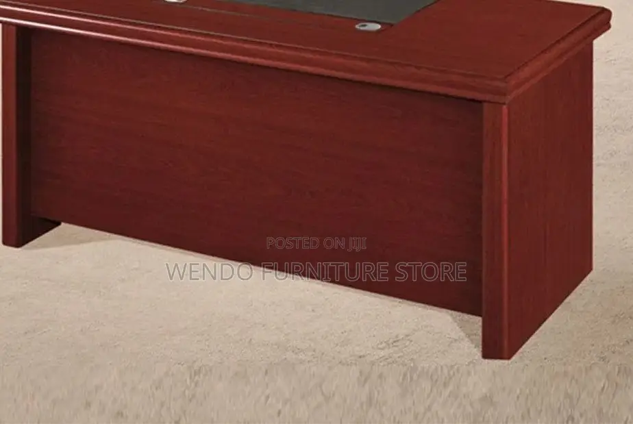 Office Desk; 1.8 Meters Executive Mahogany Wood Office Sturdy Desk