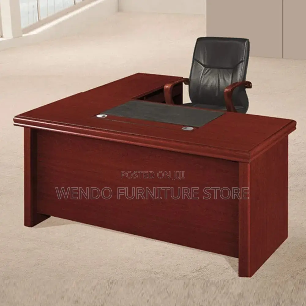 Office Desk; 1.8 Meters Executive Mahogany Wood Office Sturdy Desk