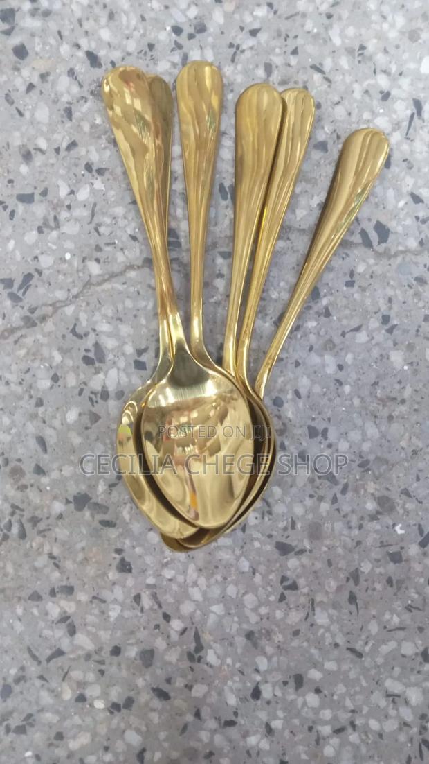 Gold Table Spoon
