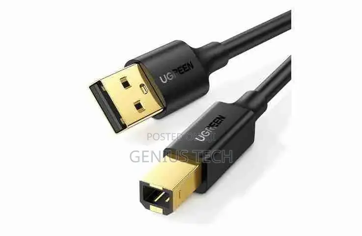 Ugreen Usb 2.0 a Male to B Male Printer Cable 3m (Black) – Us135
