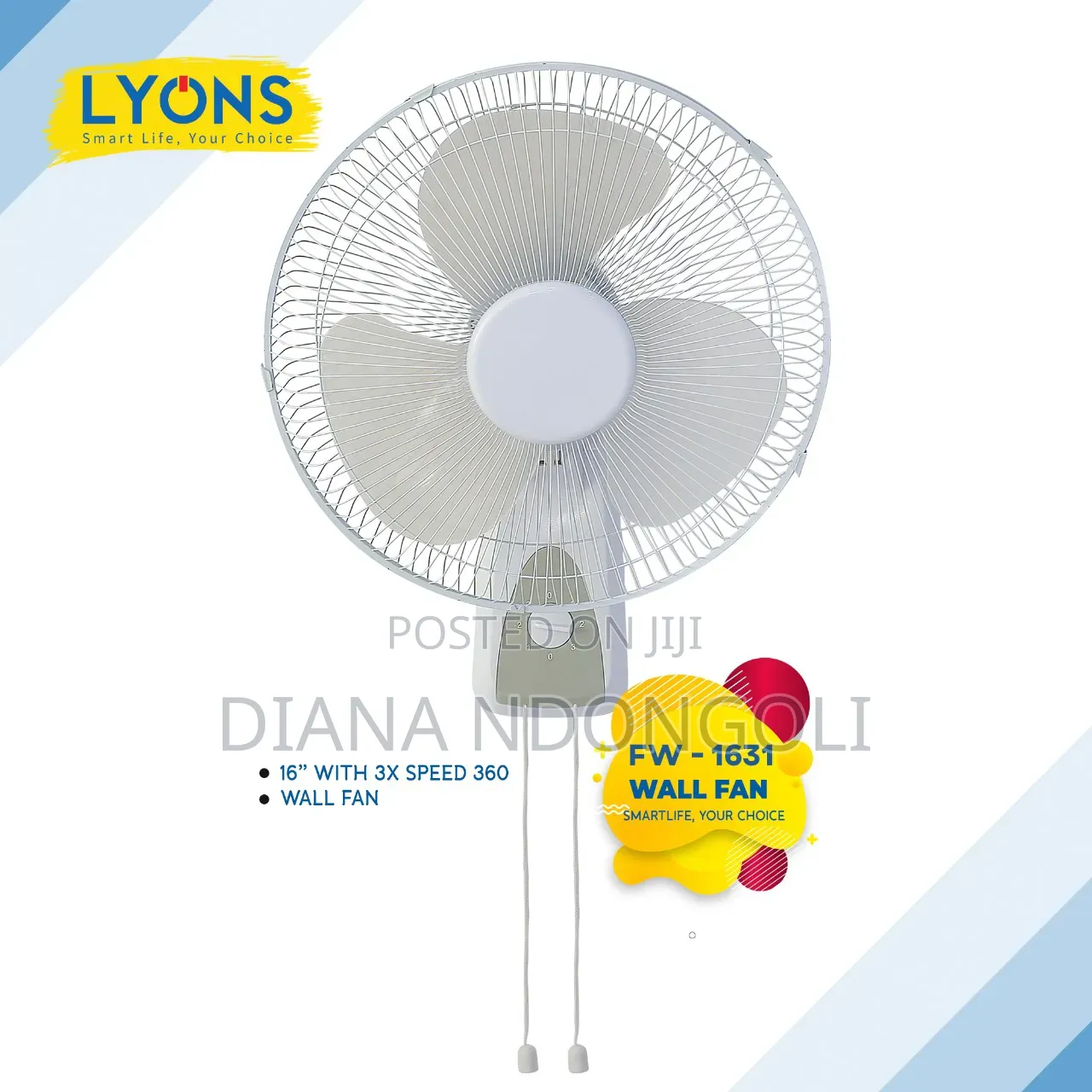 *Lyons Wall Fan