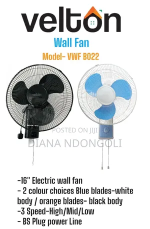*Velvton Wall Fan Now Available