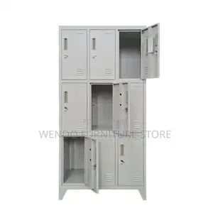 Office Cabinet; 15 Lockers Cabinet With Key Lock