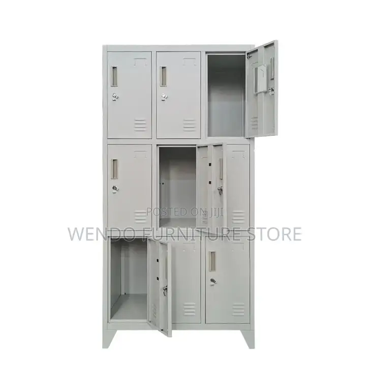 Office Cabinet; 15 Lockers Cabinet With Key Lock