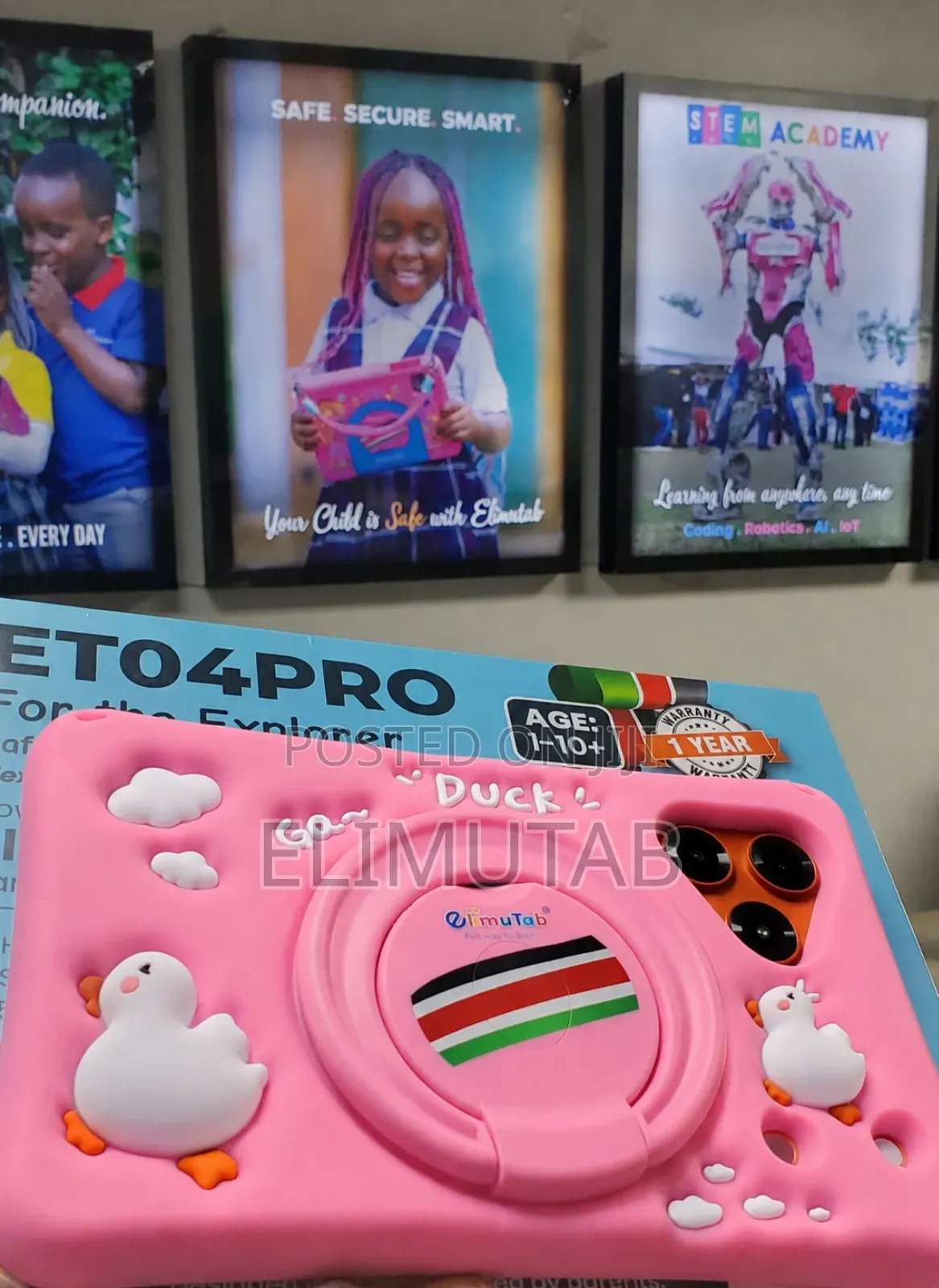New Elimutab ET04 256 GB Pink